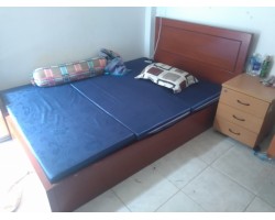 Thanh Lý Giường Gỗ MFC 1m4 Cũ Giá Rẻ